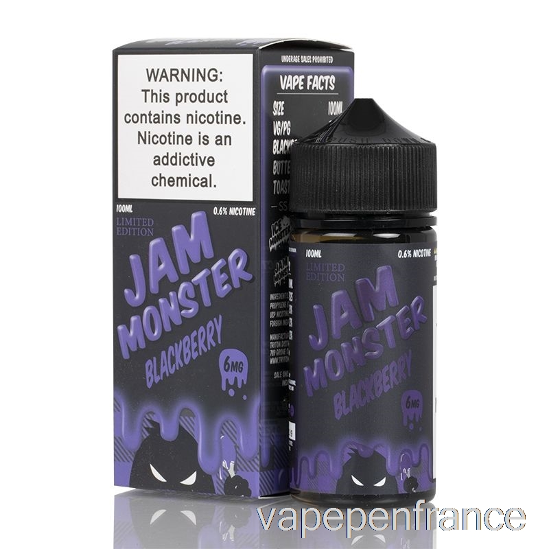 Mûre - Confiture Monstre - 100 Ml 6 Mg Stylo Vape